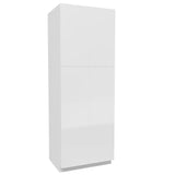 Double Door Utility Cabinet | Milano White | 30W x 84H x 24D - BUILDMYPLACE