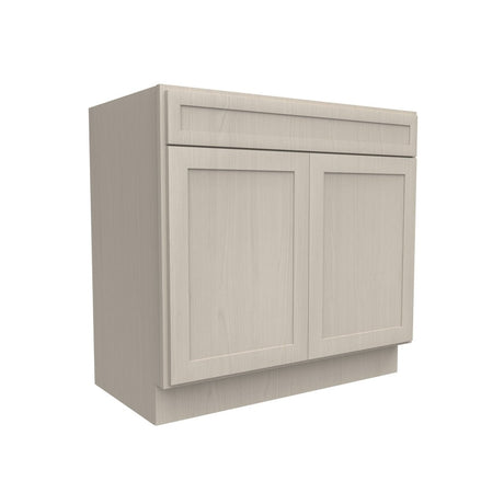 Double Door Vanity Sink Base Cabinet | Elegant Stone| 36"W x 34.5"H x 21"D - BUILDMYPLACE