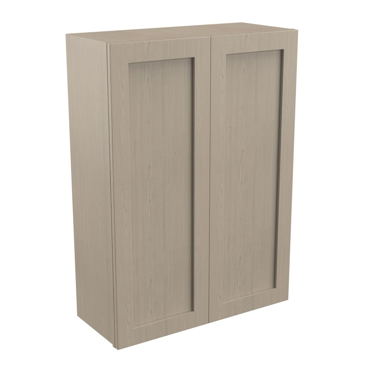 Double Door Wall Cabinet | Elegant Stone| 30W x 42H x 12D - BUILDMYPLACE