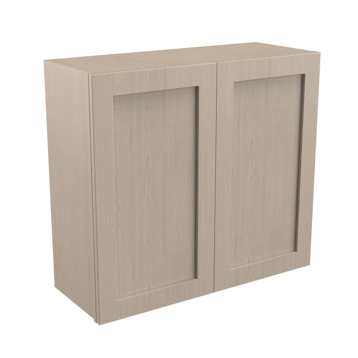Double Door Wall Cabinet | Elegant Stone| 33W x 30H x 12D - BUILDMYPLACE