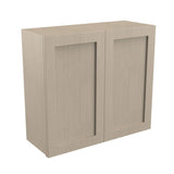 Double Door Wall Cabinet | Elegant Stone| 33W x 30H x 12D - BUILDMYPLACE
