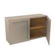 Double Door Wall Cabinet | Elegant Stone| 42W x 24H x 12D - BUILDMYPLACE