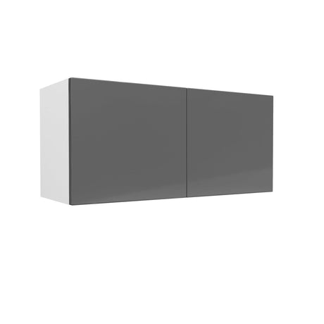 Double Door Wall Cabinet | Milano Slate | 33W x 15H x 12D - BUILDMYPLACE