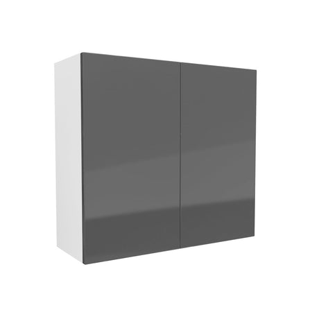 Double Door Wall Cabinet | Milano Slate | 33W x 30H x 12D - BUILDMYPLACE