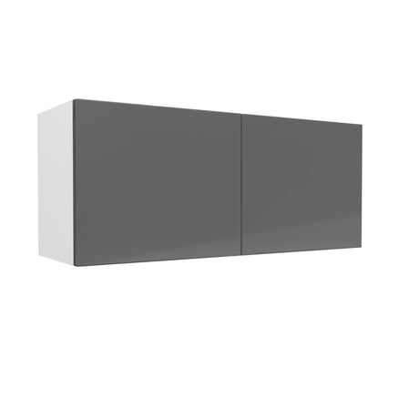 Double Door Wall Cabinet | Milano Slate | 36W x 15H x 12D - BUILDMYPLACE