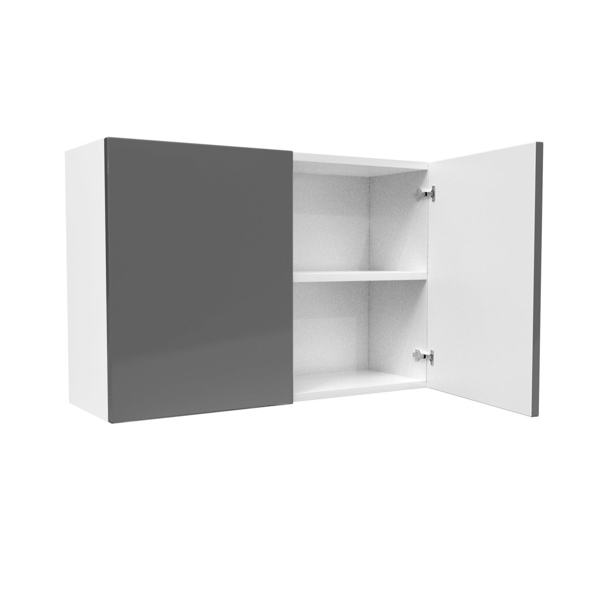 Double Door Wall Cabinet | Milano Slate | 36W x 24H x 12D - BUILDMYPLACE