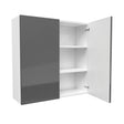 Double Door Wall Cabinet | Milano Slate | 36W x 36H x 12D - BUILDMYPLACE