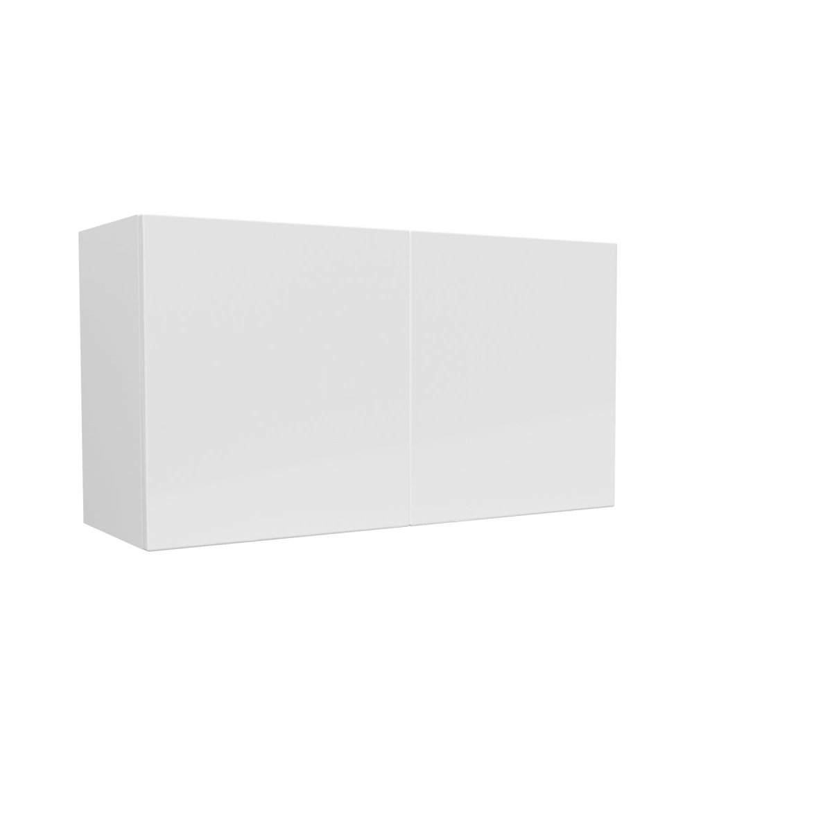 Double Door Wall Cabinet | Milano White | 33W x 18H x 12D - BUILDMYPLACE