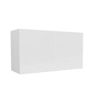 Double Door Wall Cabinet | Milano White | 33W x 18H x 12D - BUILDMYPLACE