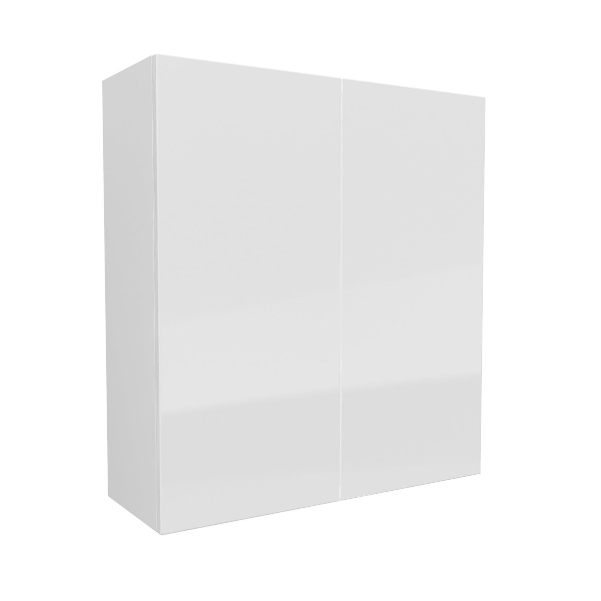 Double Door Wall Cabinet | Milano White | 33W x 36H x 12D - BUILDMYPLACE