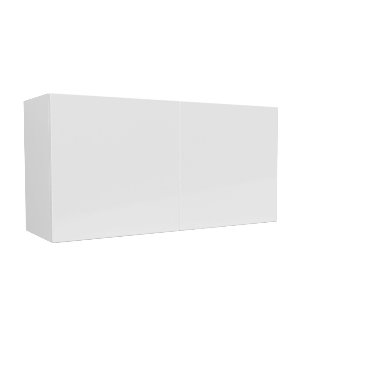 Double Door Wall Cabinet | Milano White | 36W x 18H x 12D - BUILDMYPLACE