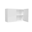 Double Door Wall Cabinet | Milano White | 36W x 24H x 12D - BUILDMYPLACE