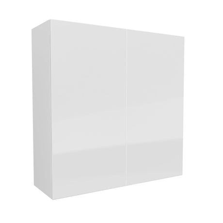 Double Door Wall Cabinet | Milano White | 36W x 36H x 12D - BUILDMYPLACE