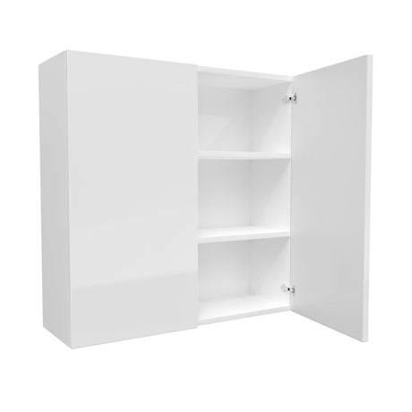 Double Door Wall Cabinet | Milano White | 36W x 36H x 12D - BUILDMYPLACE