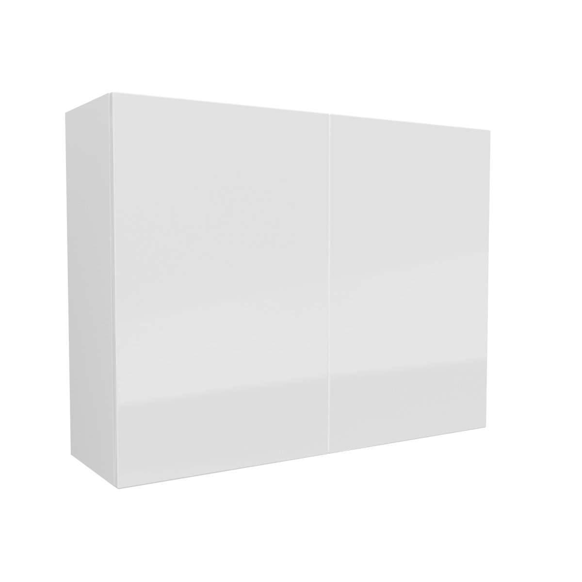 Double Door Wall Cabinet | Milano White | 39W x 30H x 12D - BUILDMYPLACE