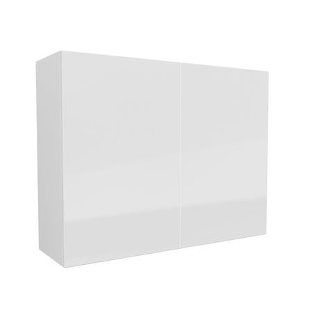 Double Door Wall Cabinet | Milano White | 39W x 30H x 12D - BUILDMYPLACE