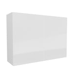 Double Door Wall Cabinet | Milano White | 42W x 30H x 12D - BUILDMYPLACE