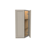 Double Door Wall End Cabinet | 12W x 30H x 12D - BUILDMYPLACE