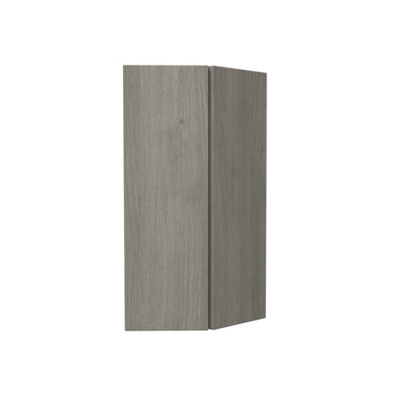 Double Door Wall End Cabinet| Matrix Silver | 12W x 30H x 12D - BUILDMYPLACE