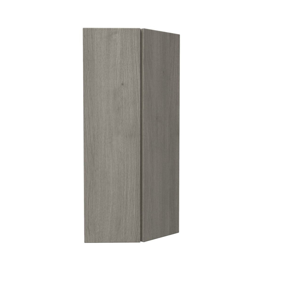 Double Door Wall End Cabinet| Matrix Silver | 12W x 36H x 12D - BUILDMYPLACE