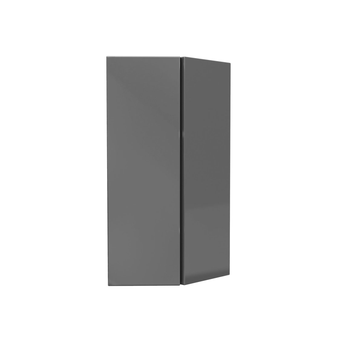 Double Door Wall End Cabinet | Milano Slate | 12W x 30H x 12D - BUILDMYPLACE