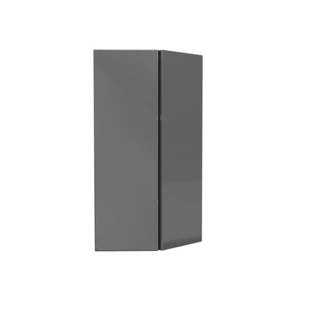 Double Door Wall End Cabinet | Milano Slate | 12W x 30H x 12D - BUILDMYPLACE