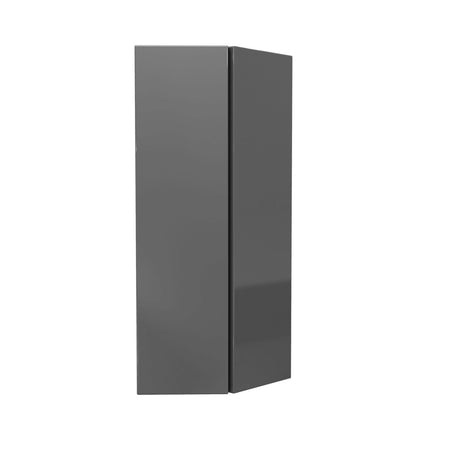 Double Door Wall End Cabinet | Milano Slate | 12W x 36H x 12D - BUILDMYPLACE