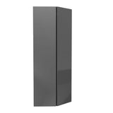 Double Door Wall End Cabinet | Milano Slate | 12W x 42H x 12D - BUILDMYPLACE