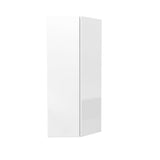 Double Door Wall End Cabinet | Milano White | 12W x 36H x 12D - BUILDMYPLACE