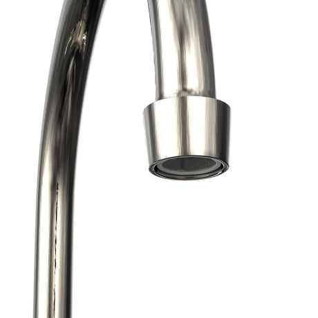 Double Handle Kitchen Faucet With Spray in Bronze - BUILDMYPLACE