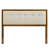 Draper Tufted Full Fabric and Wood Headboard - BUILDMYPLACE