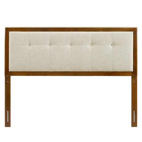 Draper Tufted Full Fabric and Wood Headboard - BUILDMYPLACE