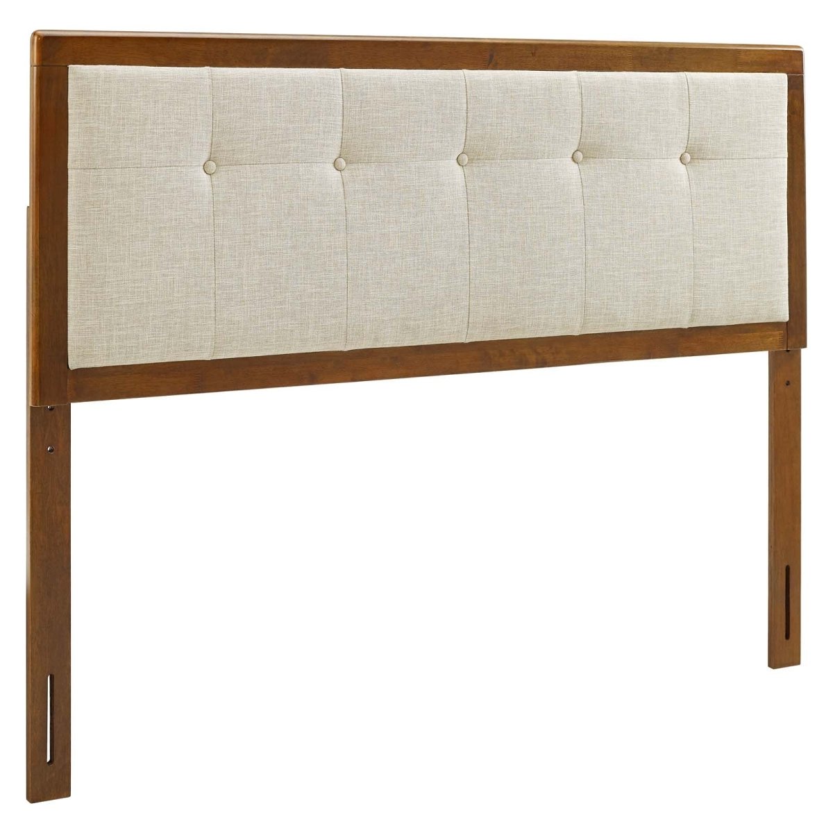 Draper Tufted Full Fabric and Wood Headboard - BUILDMYPLACE