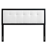 Draper Tufted Full Fabric and Wood Headboard - BUILDMYPLACE