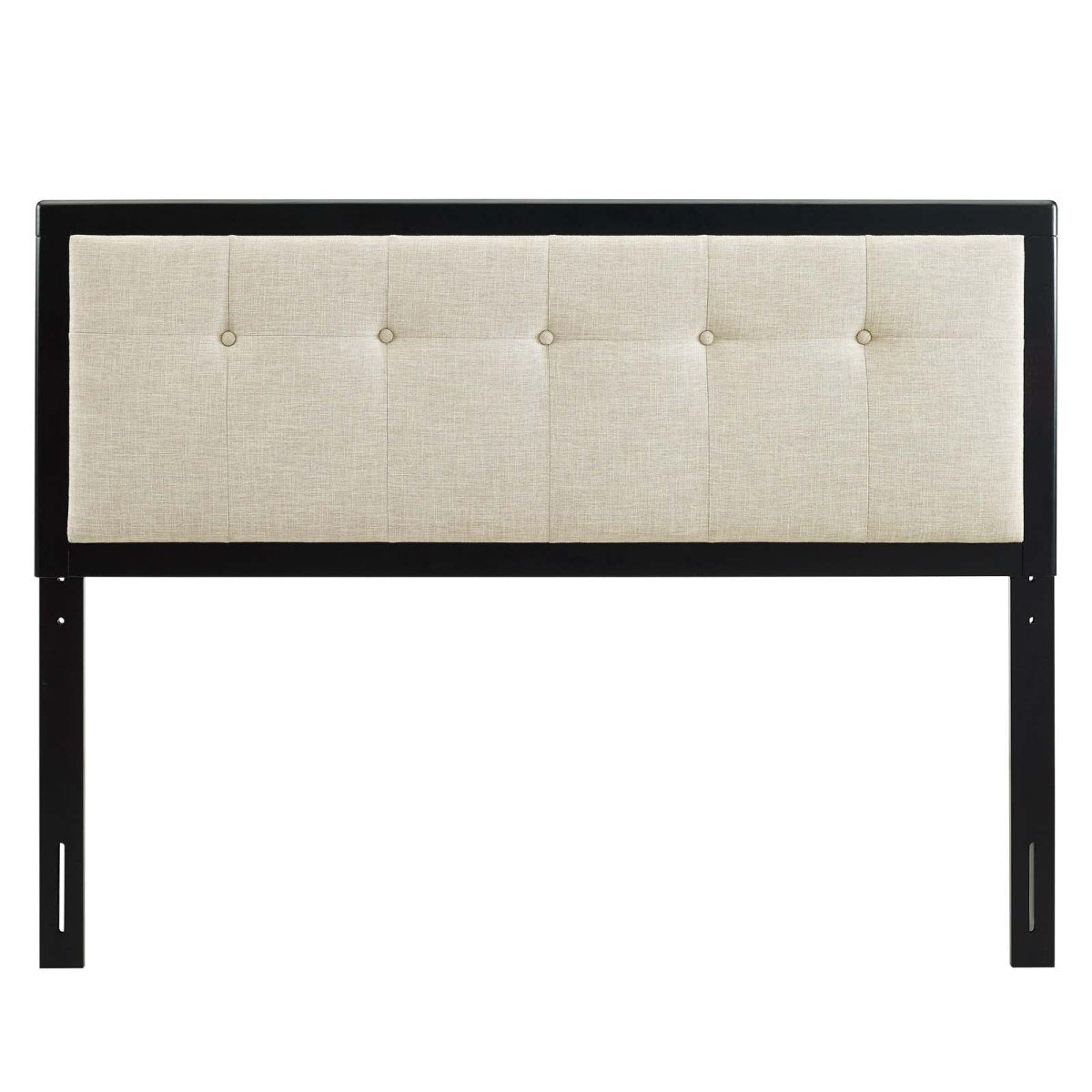 Draper Tufted King Fabric and Wood Headboard - BUILDMYPLACE