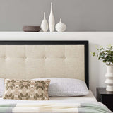 Draper Tufted King Fabric and Wood Headboard - BUILDMYPLACE