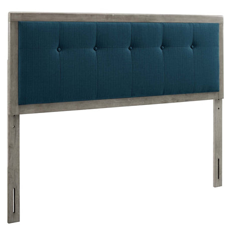 Draper Tufted King Fabric and Wood Headboard - BUILDMYPLACE