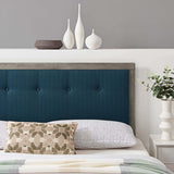 Draper Tufted King Fabric and Wood Headboard - BUILDMYPLACE