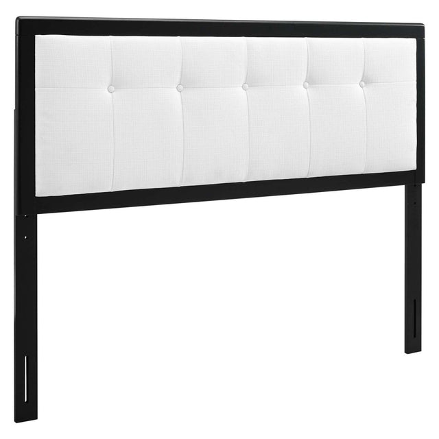 Draper Tufted Twin Fabric and Wood Headboard - BUILDMYPLACE