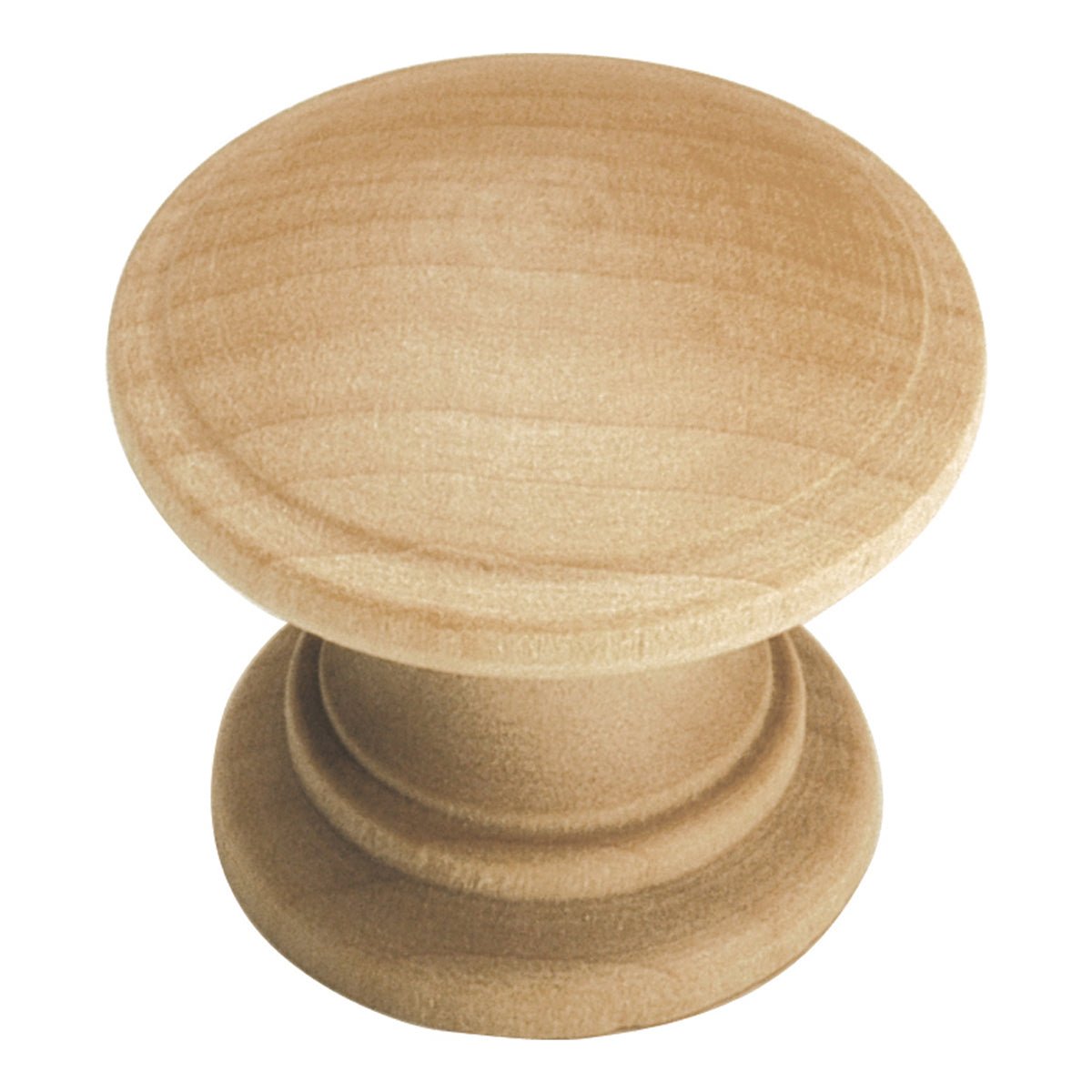 Drawer Knob 1 - 1/4 Inch Diameter (2 Pack) - Natural Woodcraft Collection - BUILDMYPLACE