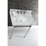 Dreyfuss 22" x 19" Stainless Steel Console Sink Legs - BUILDMYPLACE