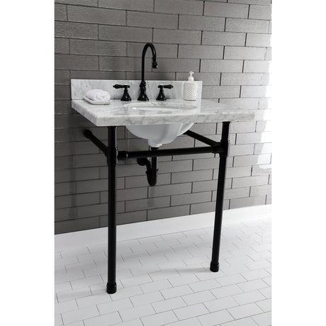 Dreyfuss 22" x 19" Stainless Steel Console Sink Legs - BUILDMYPLACE