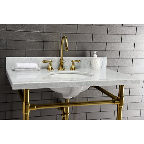 Dreyfuss 28" x 19" Stainless Steel Console Sink Legs - BUILDMYPLACE