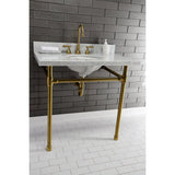 Dreyfuss 28" x 19" Stainless Steel Console Sink Legs - BUILDMYPLACE