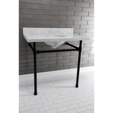 Dreyfuss 28" x 19" Stainless Steel Console Sink Legs - BUILDMYPLACE