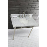 Dreyfuss 28" x 19" Stainless Steel Console Sink Legs - BUILDMYPLACE