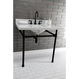 Dreyfuss 28" x 19" Stainless Steel Console Sink Legs - BUILDMYPLACE