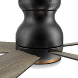 DUBOIS 48 inch 5 - Blade Flush Mount Smart Ceiling Fan with LED Light & Remote - LEDMyPlace