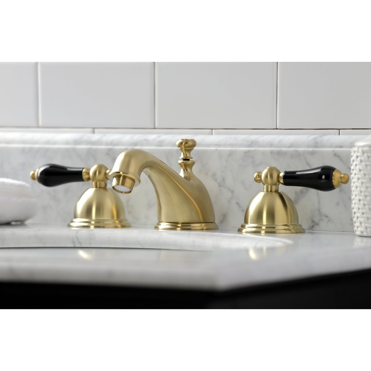 Duchess 8" To 16" Widespread Bathroom Faucet With Brass Pop Up - BUILDMYPLACE