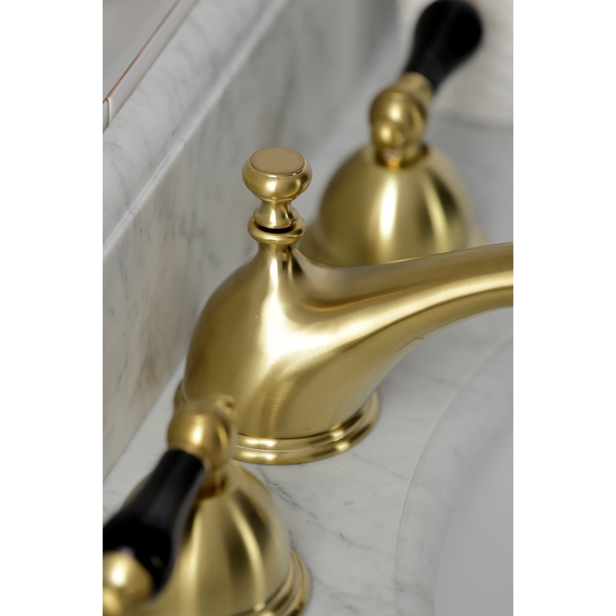 Duchess 8" To 16" Widespread Bathroom Faucet With Brass Pop Up - BUILDMYPLACE